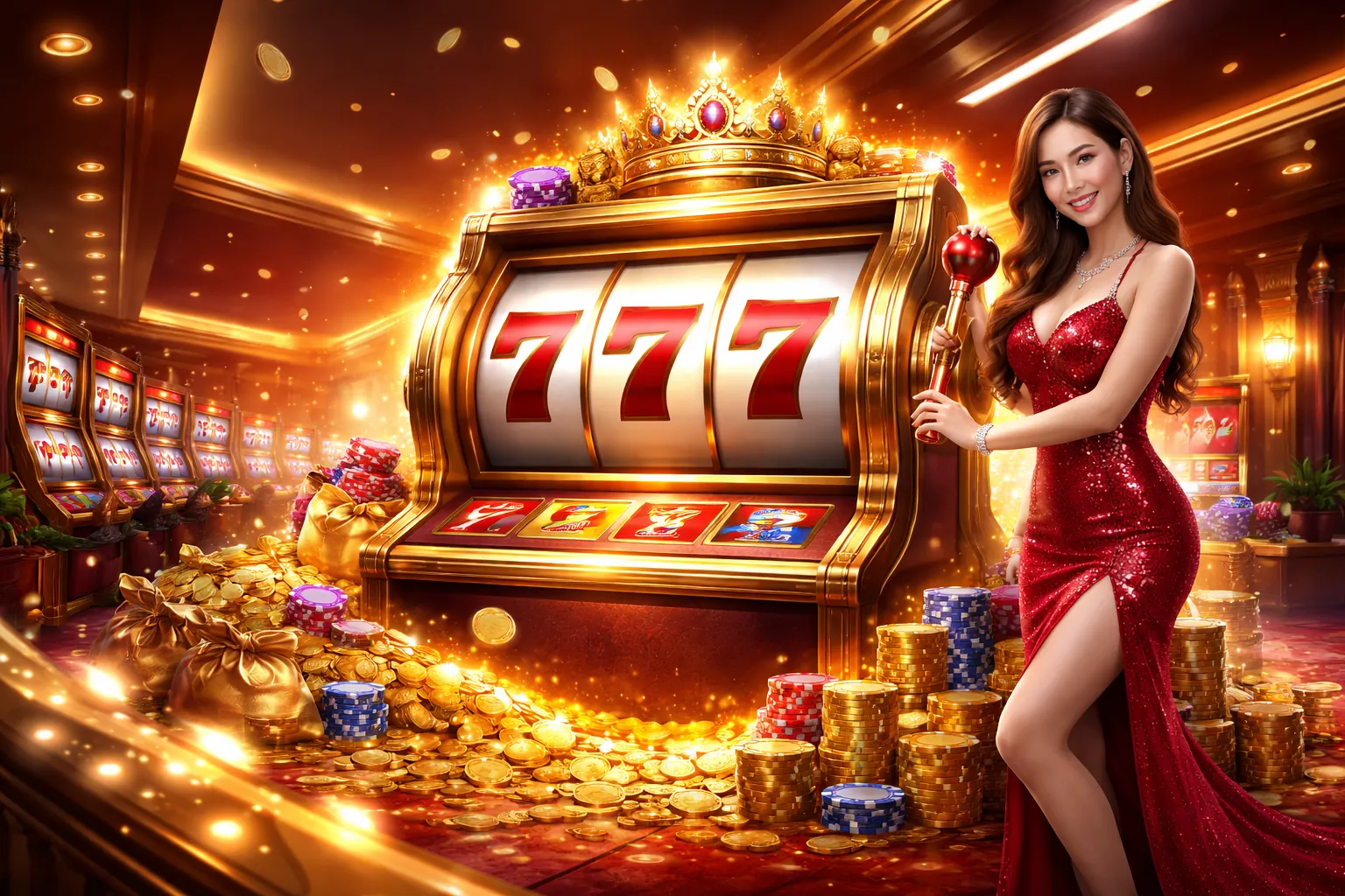 Trò chơi nổ hũ online 999ok với biểu tượng Jackpot lớn