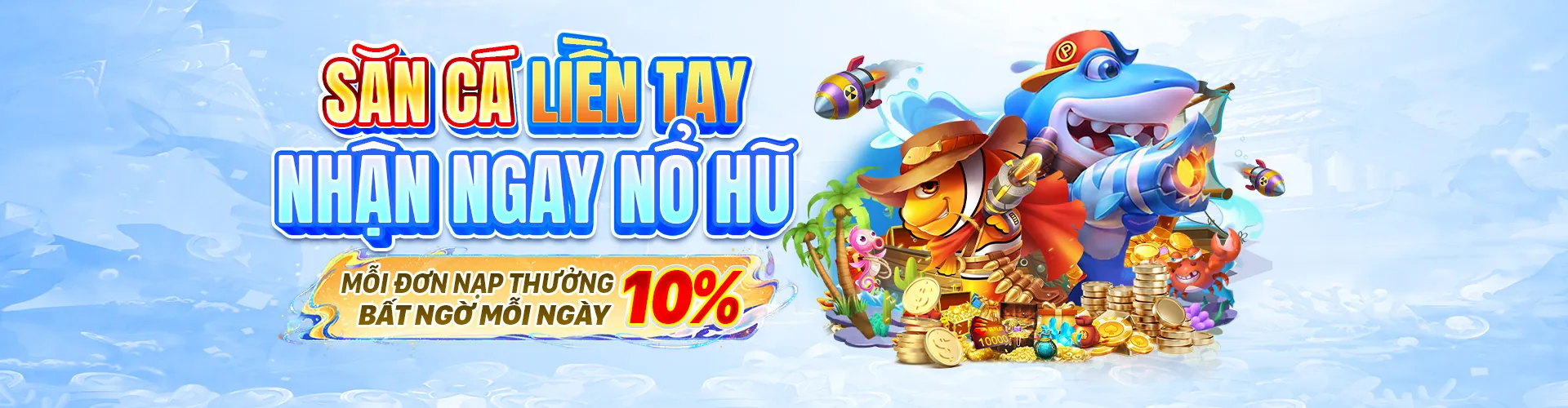 Hình ảnh đại dương rực rỡ trong game 999ok Bắn Cá Trực Tuyến
